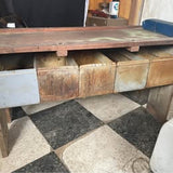 Bench w/Storage Containers