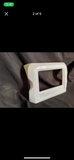 White GPS Screen Panel Cover Trim for Jeep Wranglers